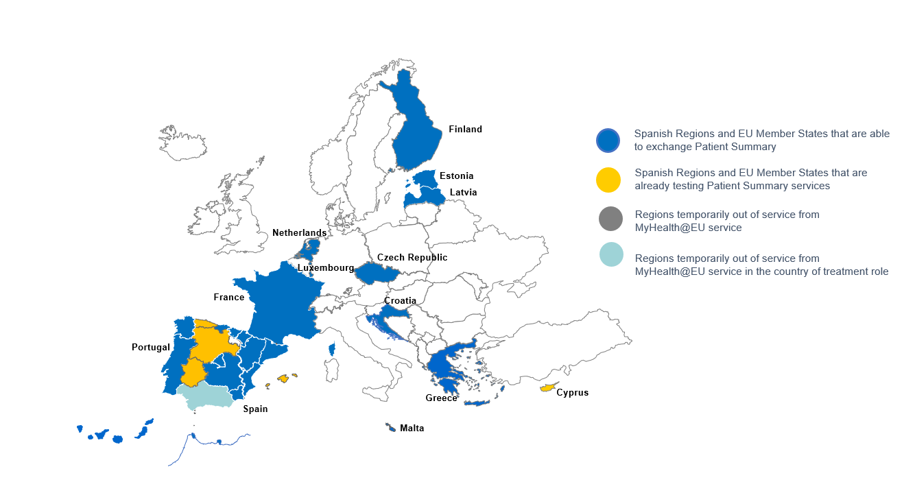 Map patient summary