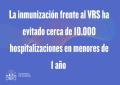 24/06/2024 - La inmunización frente al VRS ha evitado, esta temporada, cerca de 10.000 hospitalizaciones en menores de 1 año